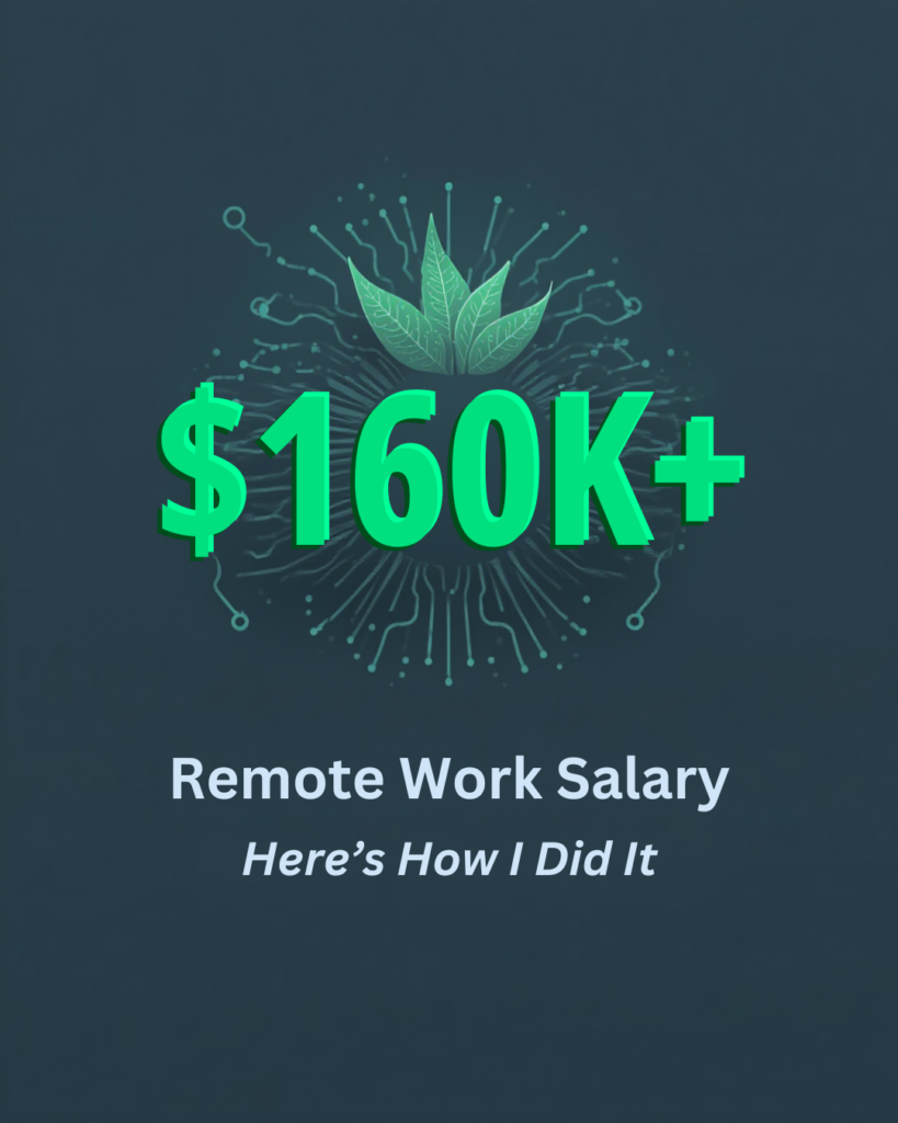 Remote work salary $160K+ digital nomad income UX designer