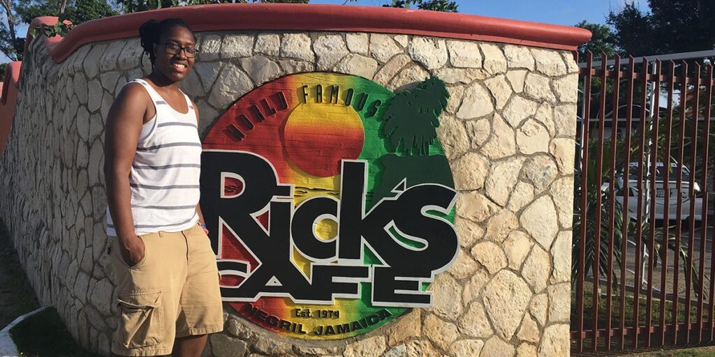 Remote work transition, Jamaica digital nomad 30th birthday at Rick's Cafe